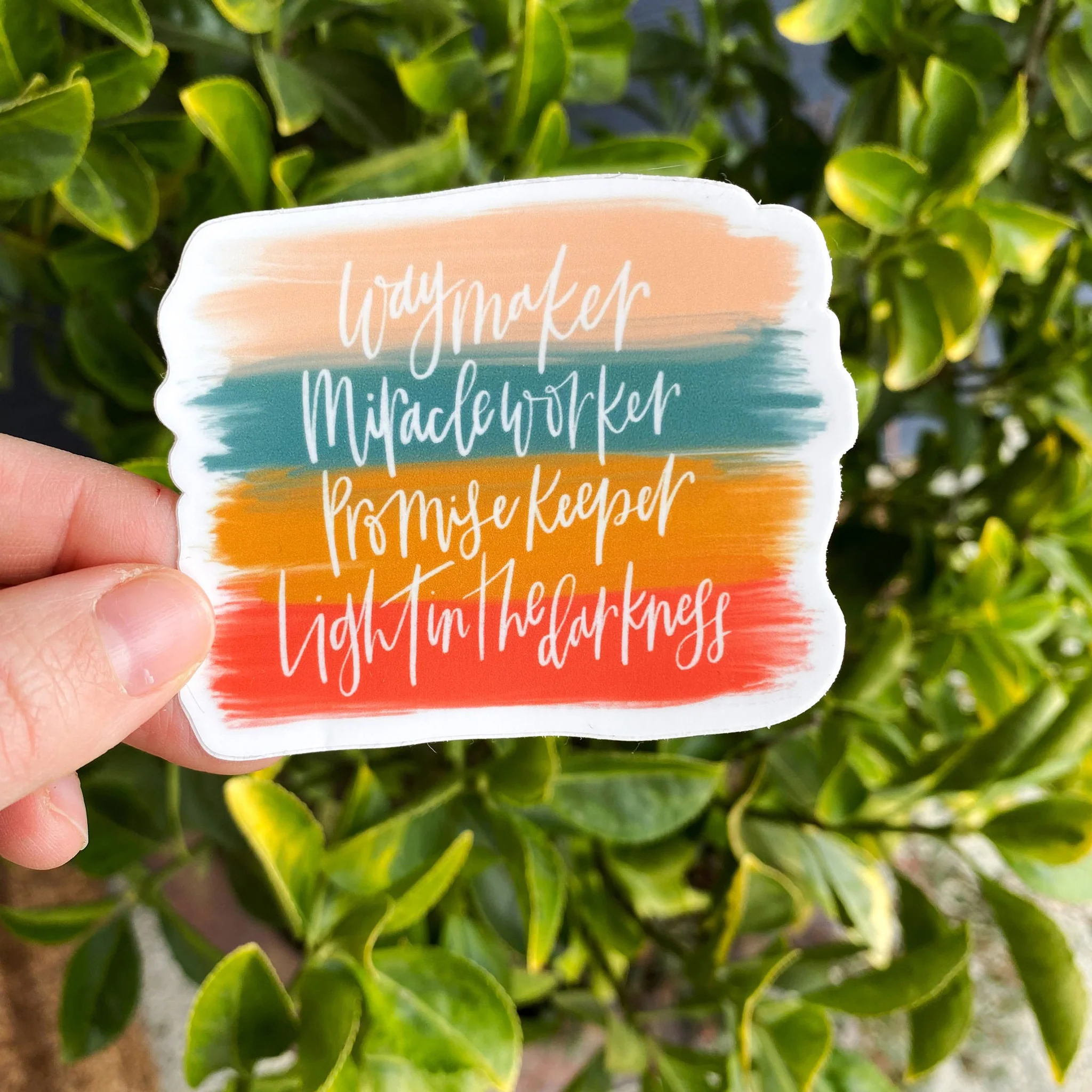 Way Maker Promise Keeper Vinyl Sticker - Image 2