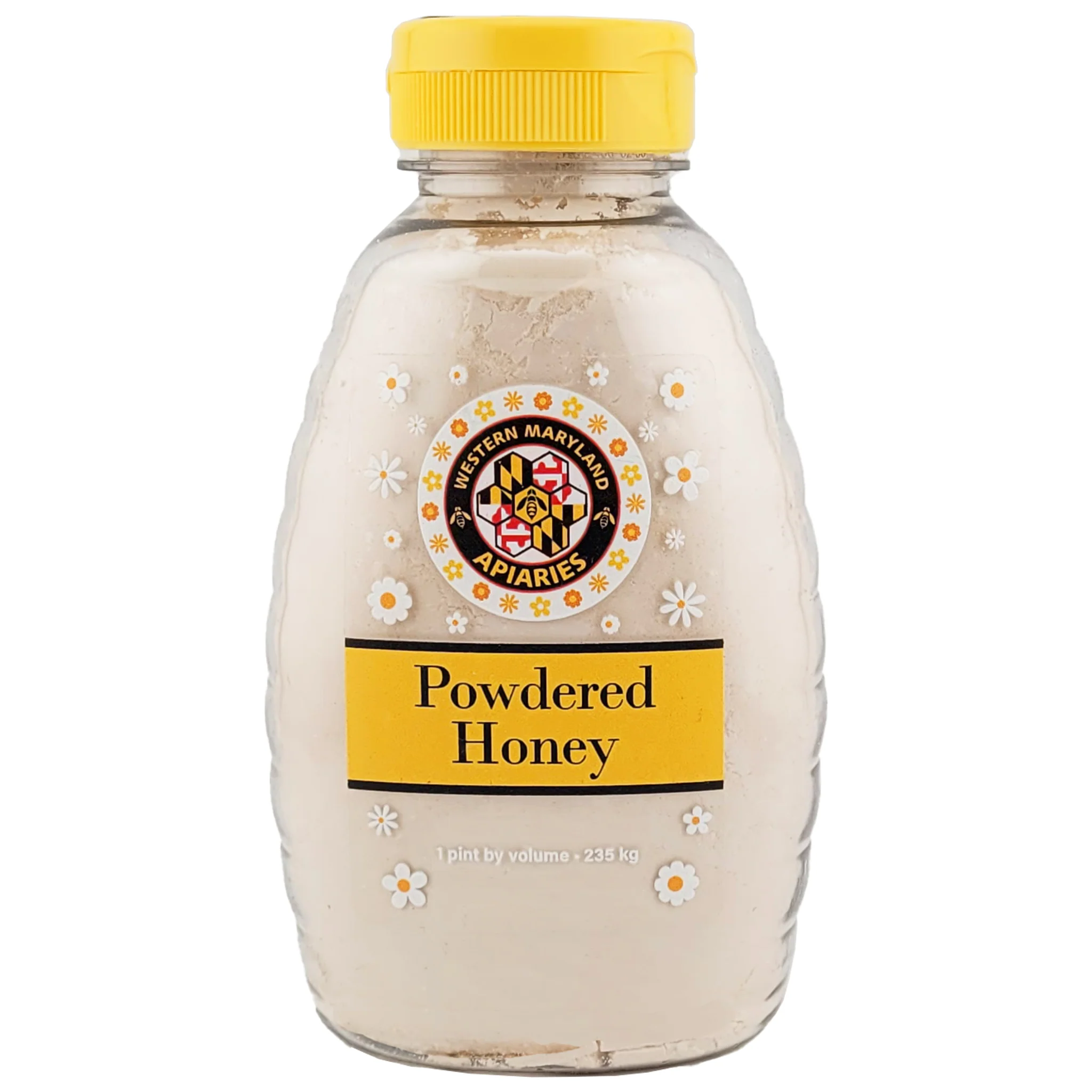 Western Maryland Powdered Honey Pint Bottle