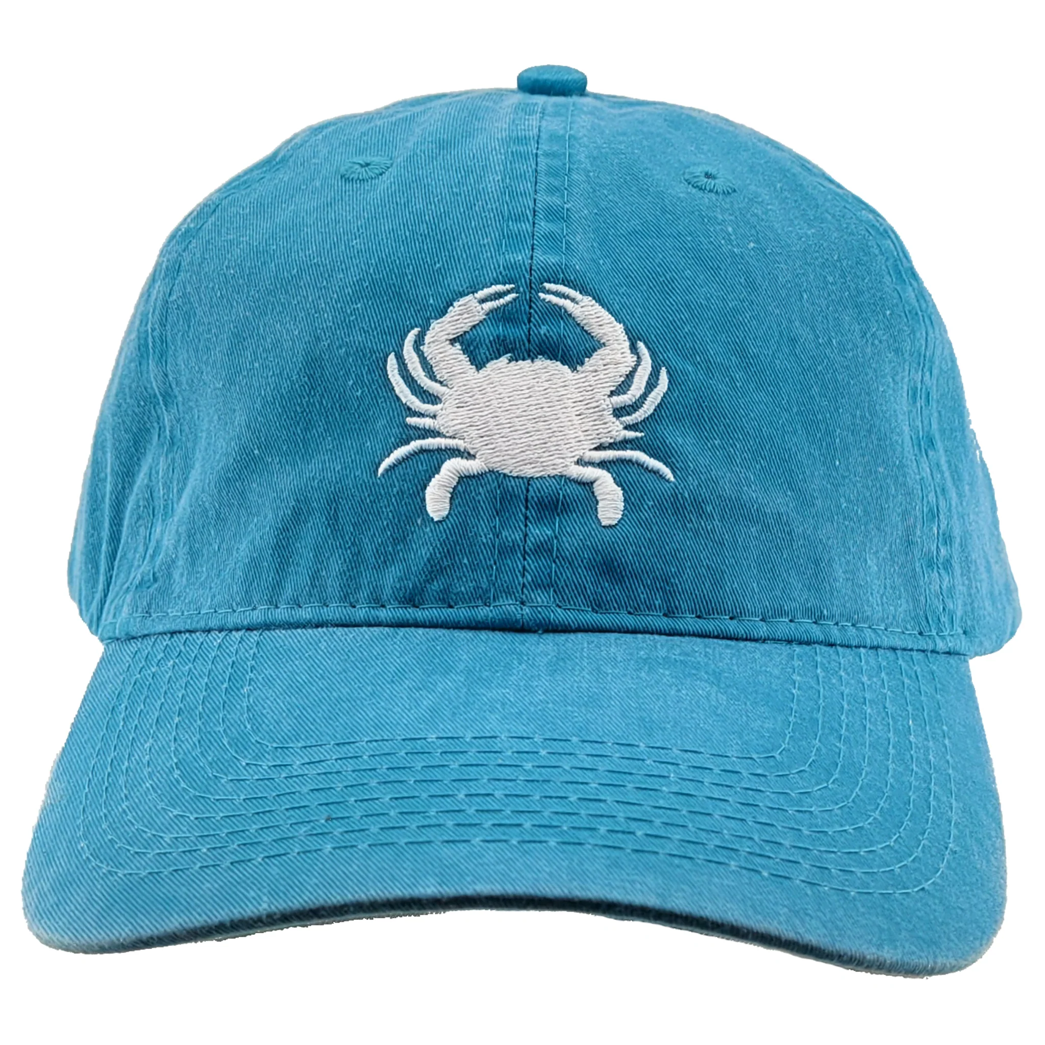 Embroidered White Crab Baseball Hat Assorted Colors - Image 3