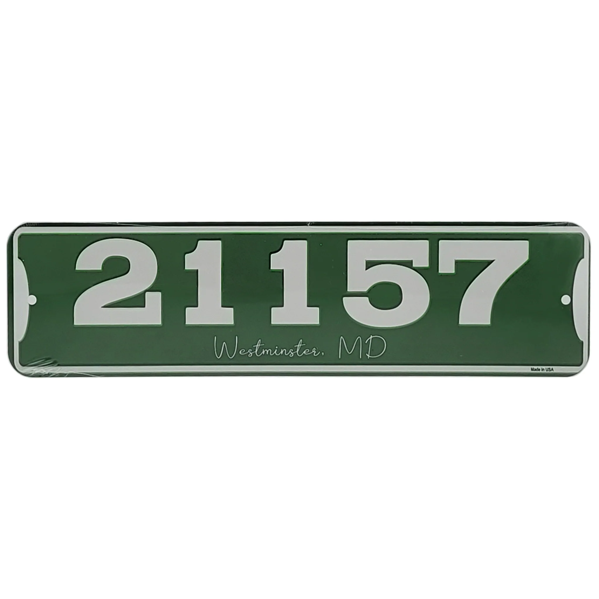 Zip Code & Town Aluminum Signs - Assorted - Image 6